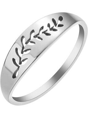 Leaf Cool Family Ring Lovely Gold Ring Sterling Gold